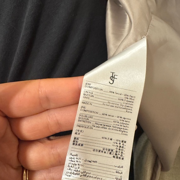 The Frankie Shop TANSY OVERSIZED BLAZER - BEIGE - Picture 6 of 10